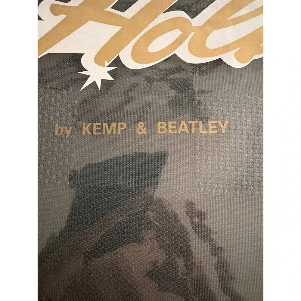Vintage Kemp & Beatley Holiday Folio Tablecloth Green Textured Check 52